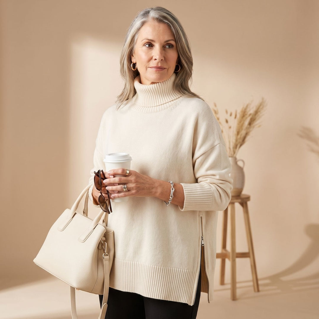 Tessa | Women's Knitted Set Oversized Sweater Wide Leg Pants