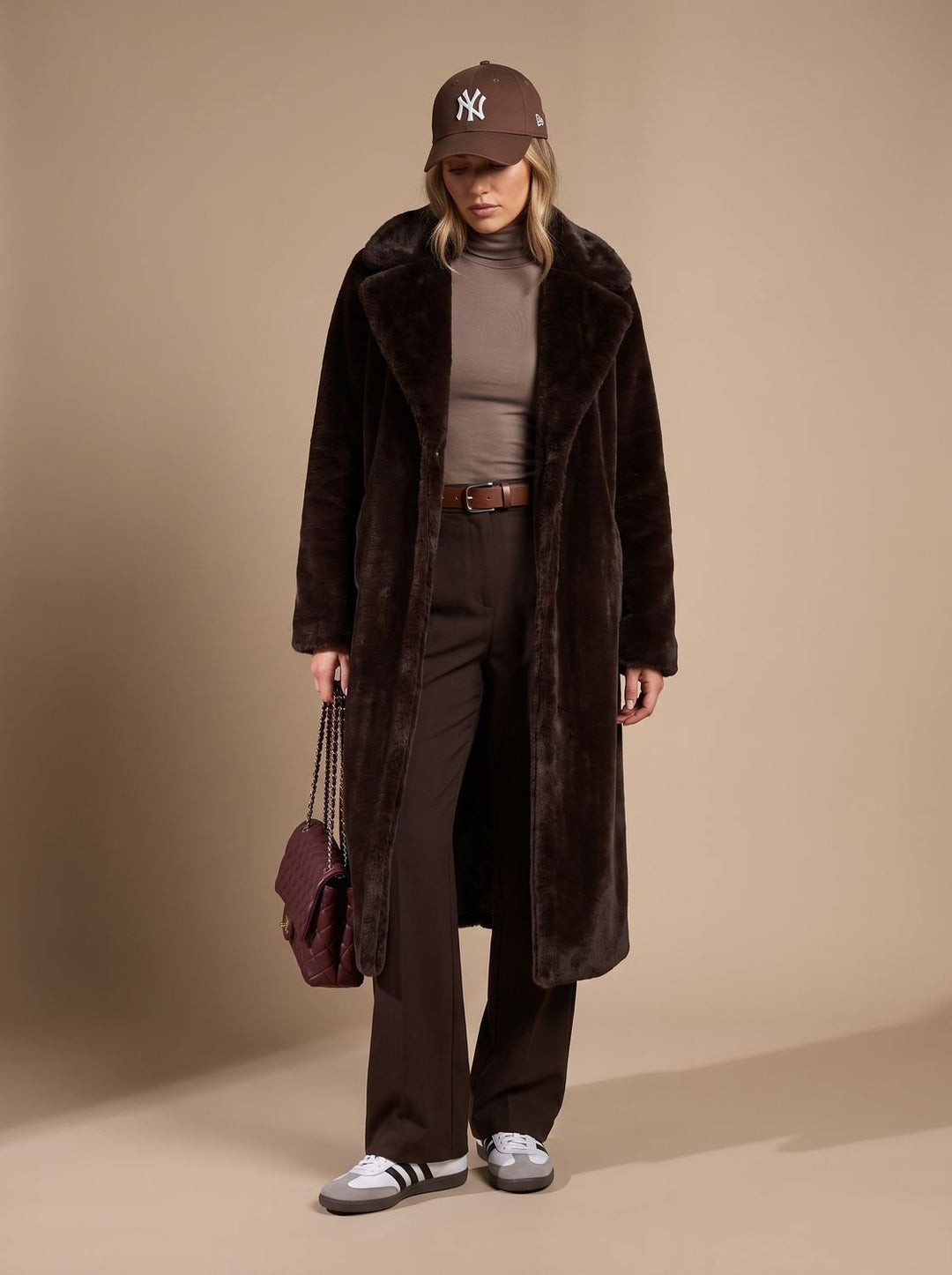 Yara | Women's Long Faux Fur Coat Winter Jacket
