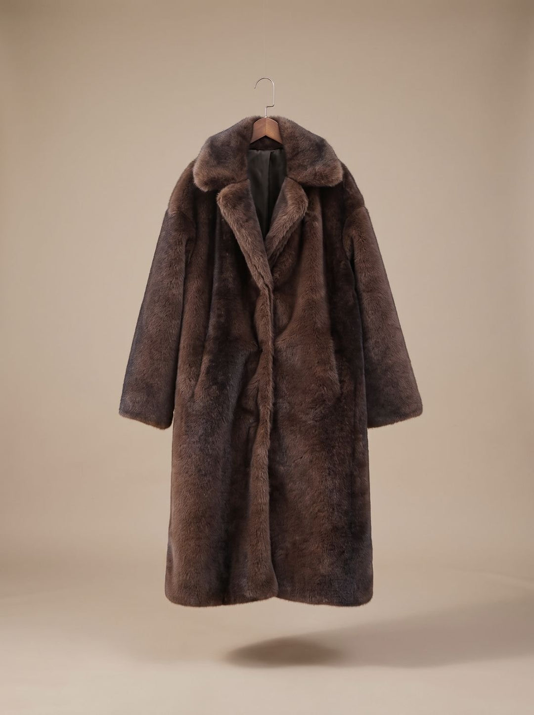 Sara | Women's Long Faux Fur Lammy Coat Oversized Winter Jacket