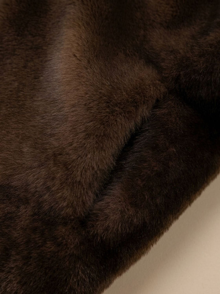 Sara | Women's Long Faux Fur Lammy Coat Oversized Winter Jacket