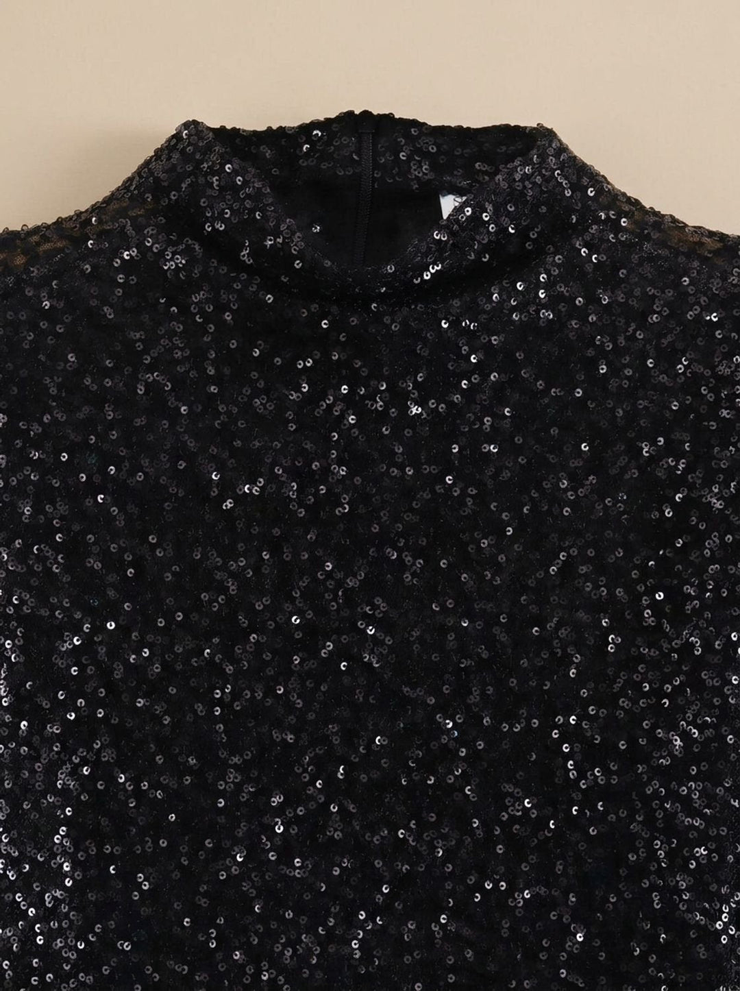 Roos | Women's Sequin Mini Dress Sleeveless Shoulder Padding Glitter