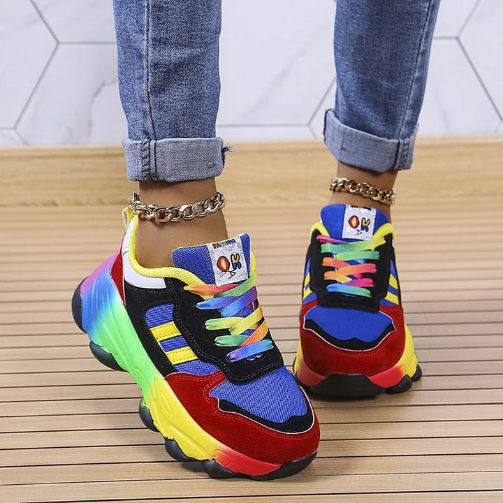 Isolina - Orthopaedic Rainbow Shoes