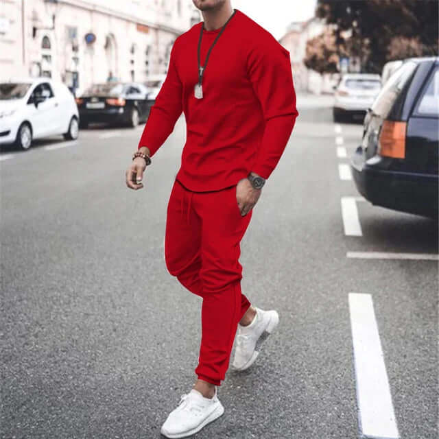 Men's Soft Loungewear Set, view 3 - Elena Harper