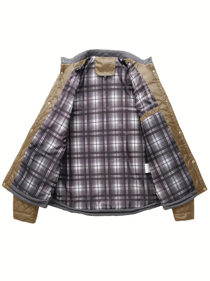 Proctor Casual Long Sleeve Jacket with Pockets, view 9 - Elena Harper