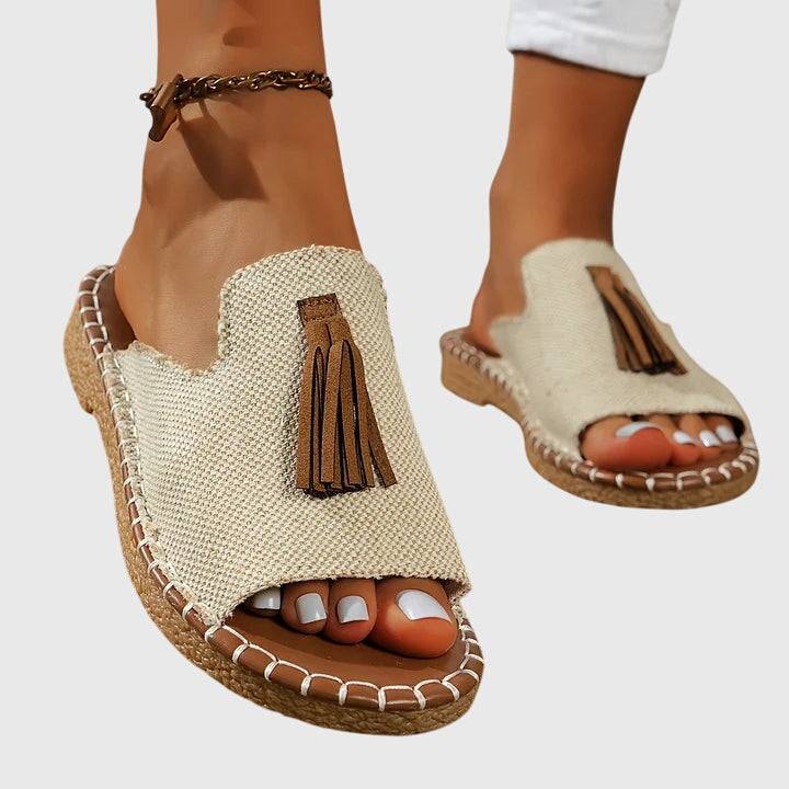 Lorraine™ orthopaedic sandals by Emma & Rose Cape Town, featuring supportive straps and cushioned soles for comfort and style.