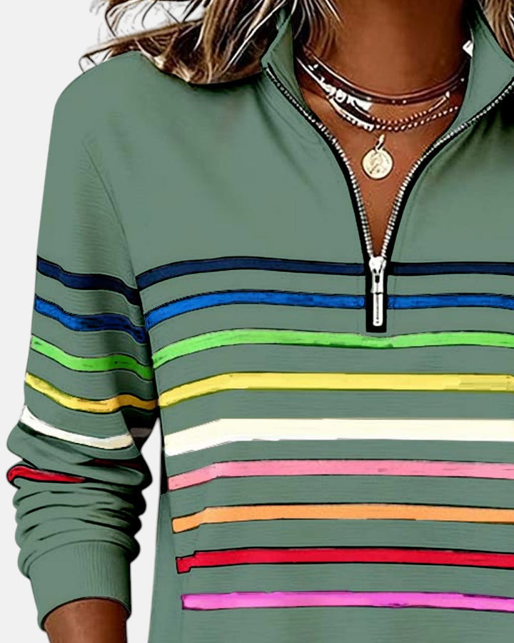 Vera™  |  Comfortable Striped Jumper