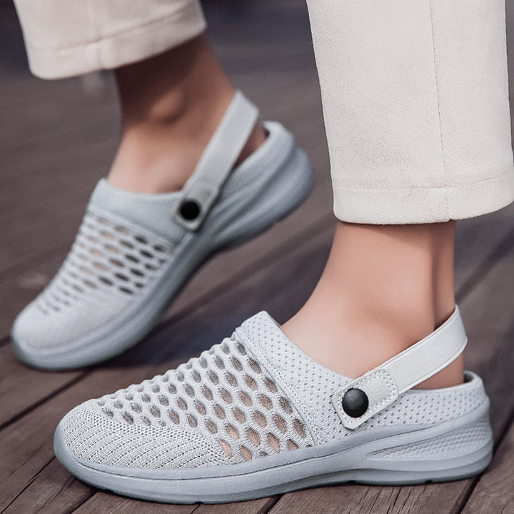 Lysa Comfort Sandals with Mesh, view 4 - Elena Harper