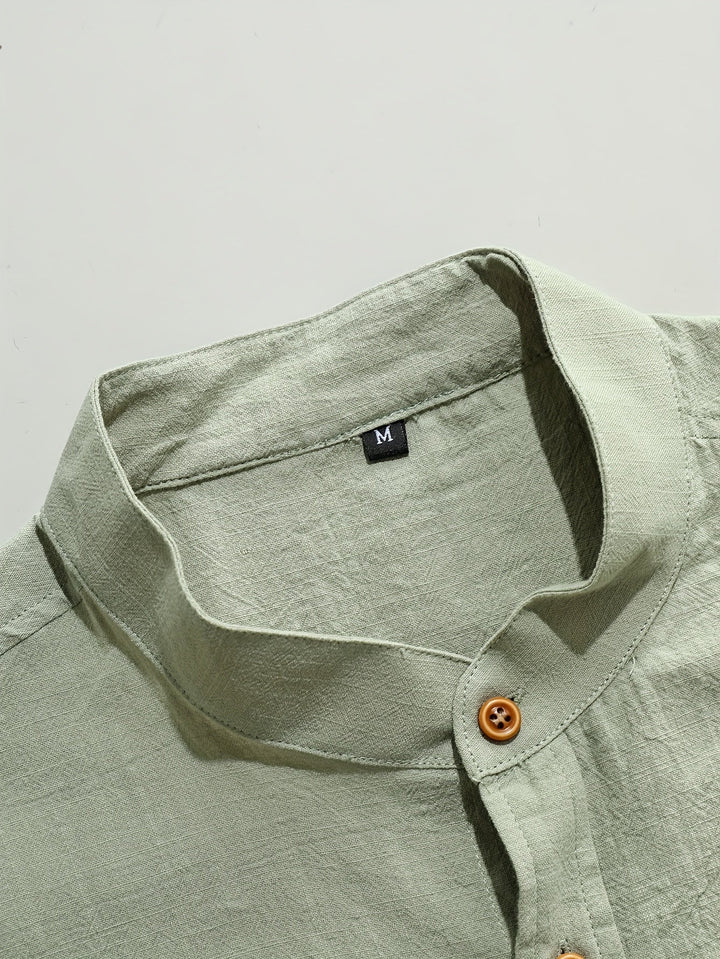 Tejada Casual Cotton Shirt with Pocket - Elena Harper