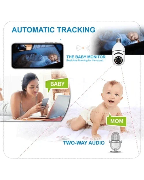 GuardView™ – Wireless Wi-Fi Light Bulb Camera Surveillance Camera