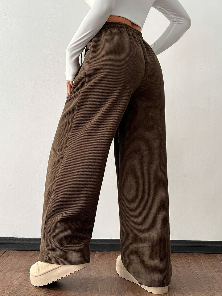 Thea Relaxed Wide-Leg Pants, view 2 - Elena Harper