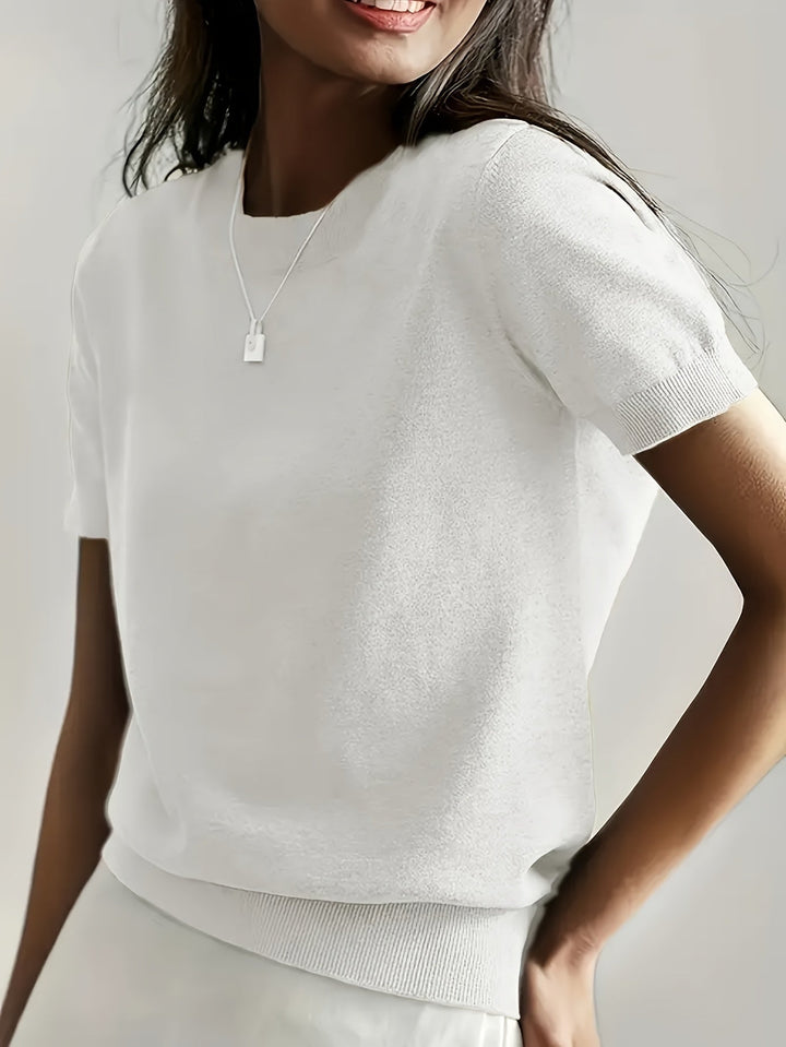 Jacquie Casual T-Shirt with High Elasticity, view 2 - Elena Harper