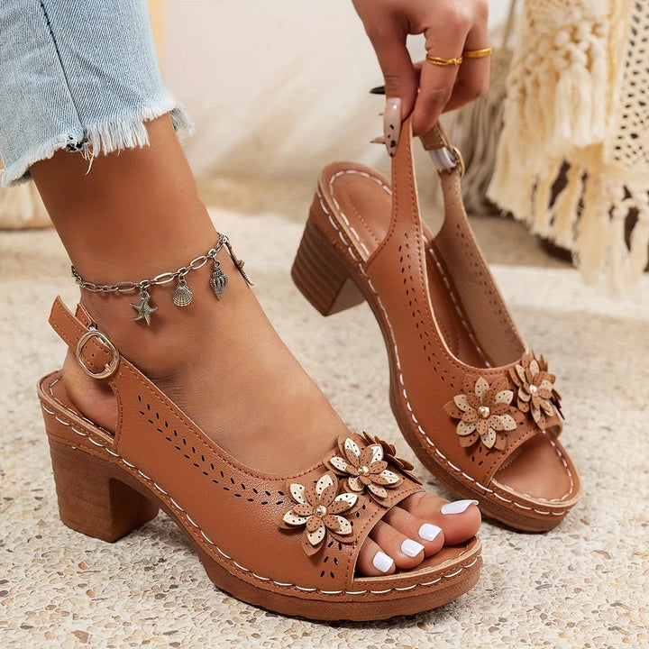 Maya Fashionable Sandals for Summer, view 3 - Elena Harper