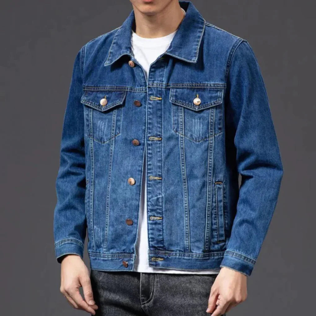 Classic Men’s Denim Jacket - Elena Harper