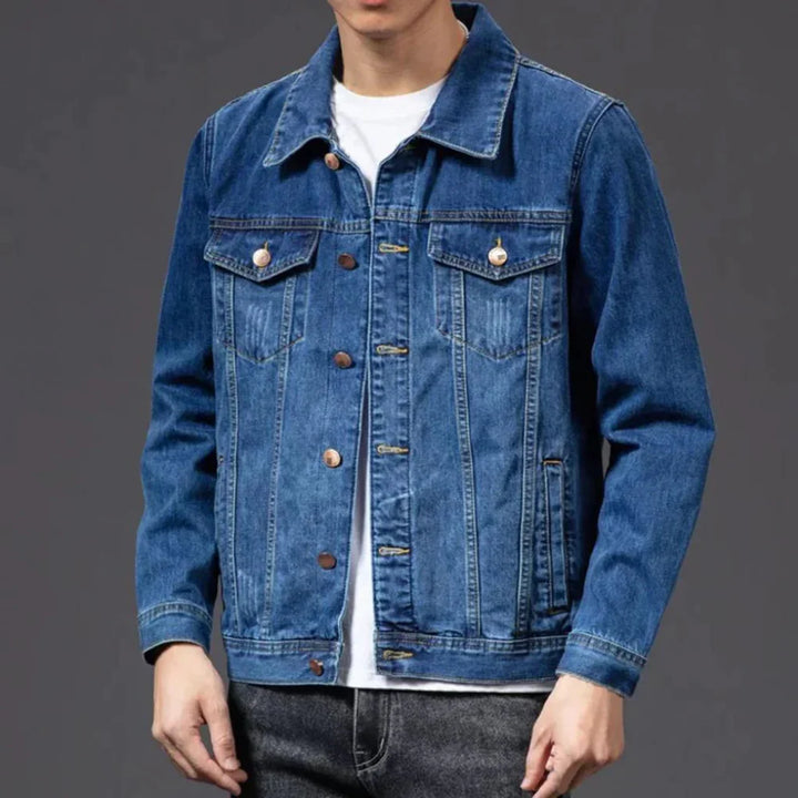 Classic Men’s Denim Jacket - Elena Harper