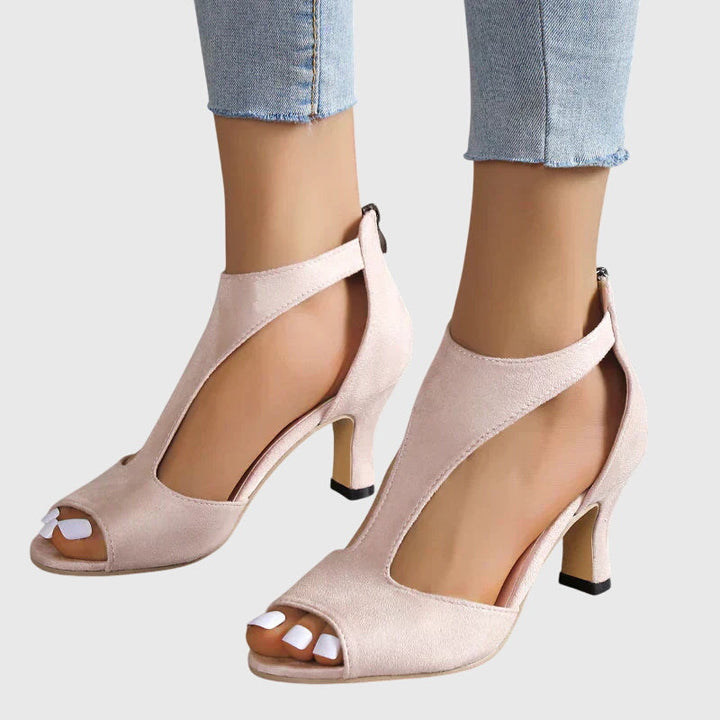 Alejandra | Women's Spring Sandals with Open Heel and Cut-Out Design