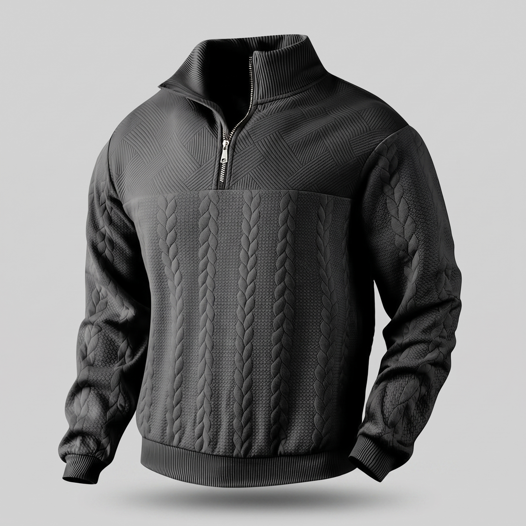 Benjamin | Elegant and Comfortable Men's Zip Sweater