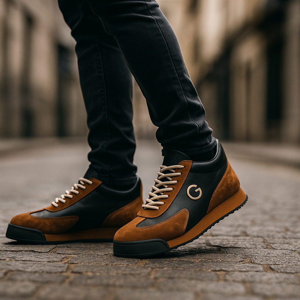 Jasper Modern and Comfortable Men's Sneakers, view 5 - Elena Harper
