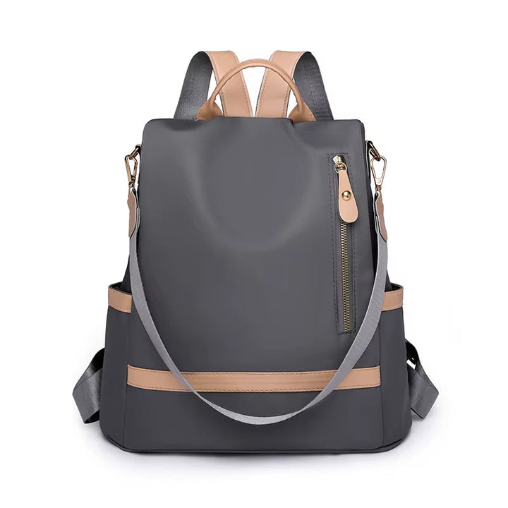 Anti-theft women's backpack with waterproof finish - Olivia