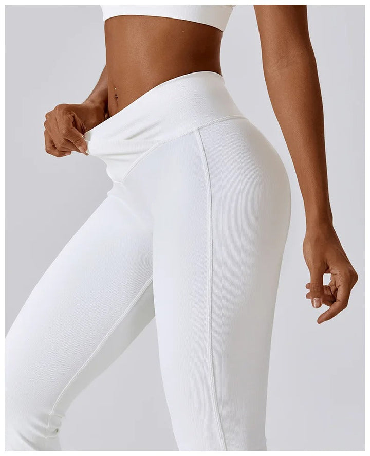 Affinada Flare Leggings, view 5 - Elena Harper