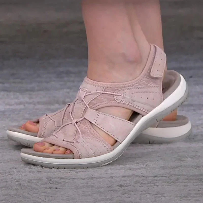 Comfortable Supportive Comfort Sandals for Women with Adjustable Straps - Elena Harper
