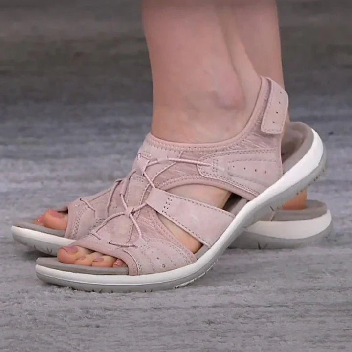 Comfortable Supportive Comfort Sandals for Women with Adjustable Straps - Elena Harper