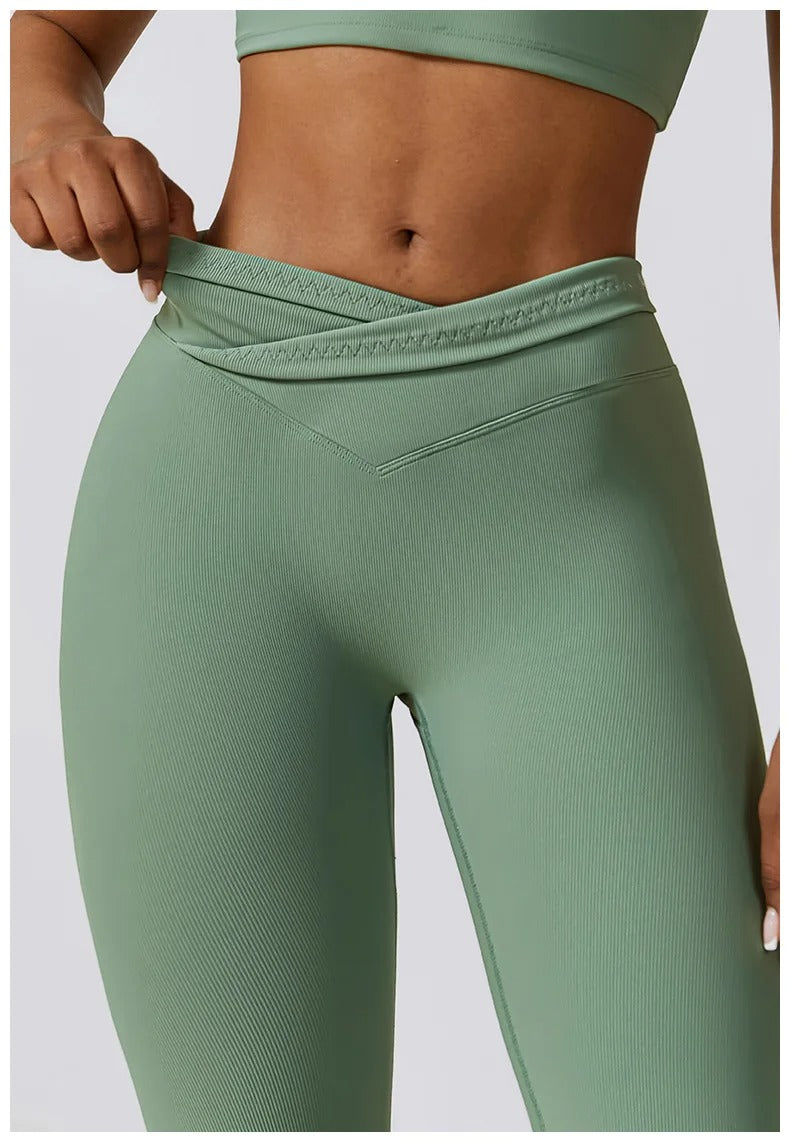 Affinada Flare Leggings, view 8 - Elena Harper