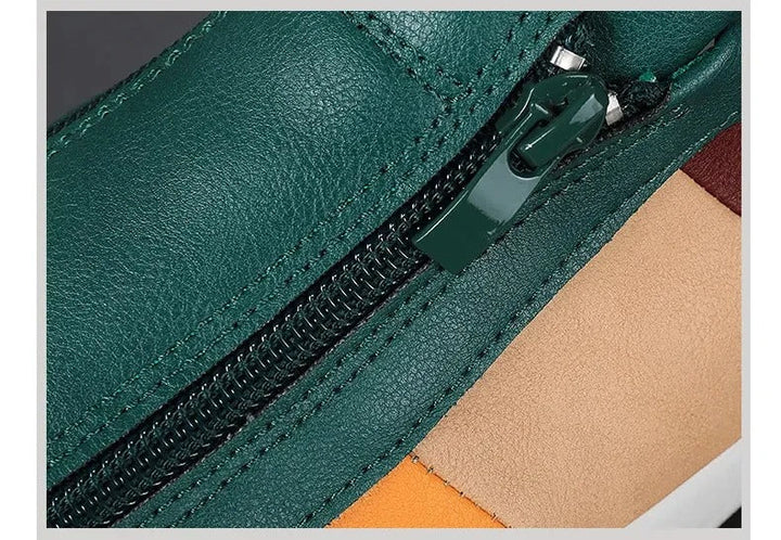 Men’s Panelled Zip-Front Trainers