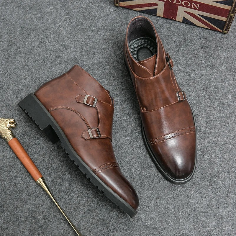 LAURENT MONACO | DOUBLE BUCKLE BOOTS