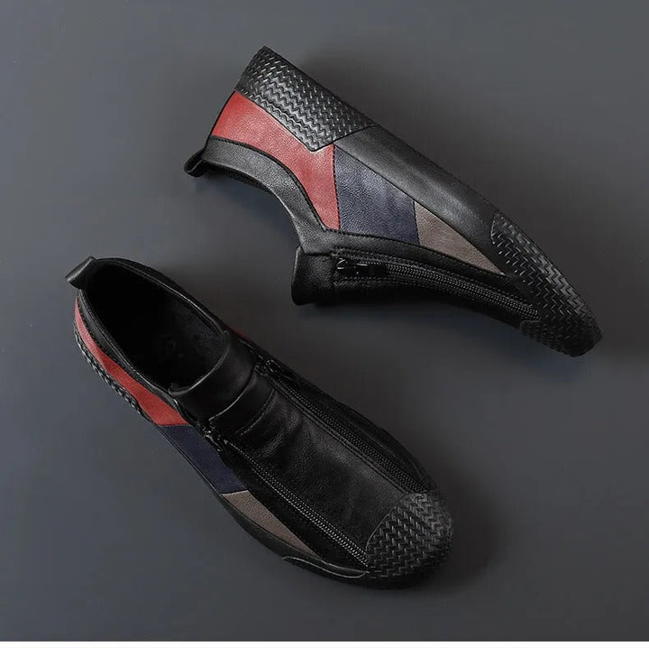 Men’s Panelled Zip-Front Trainers