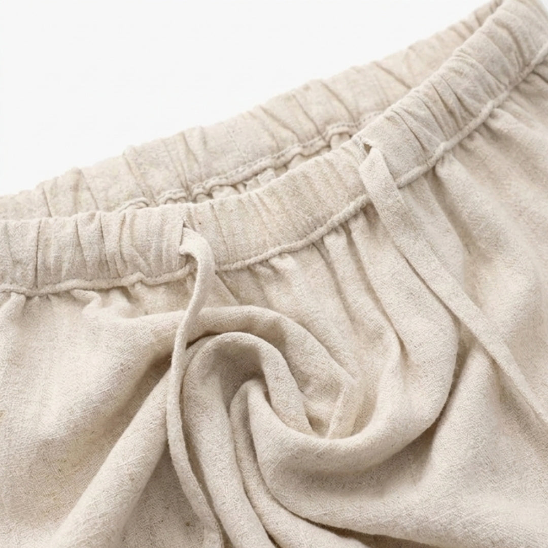 Fez - Linen Pants (Oversized Fit)