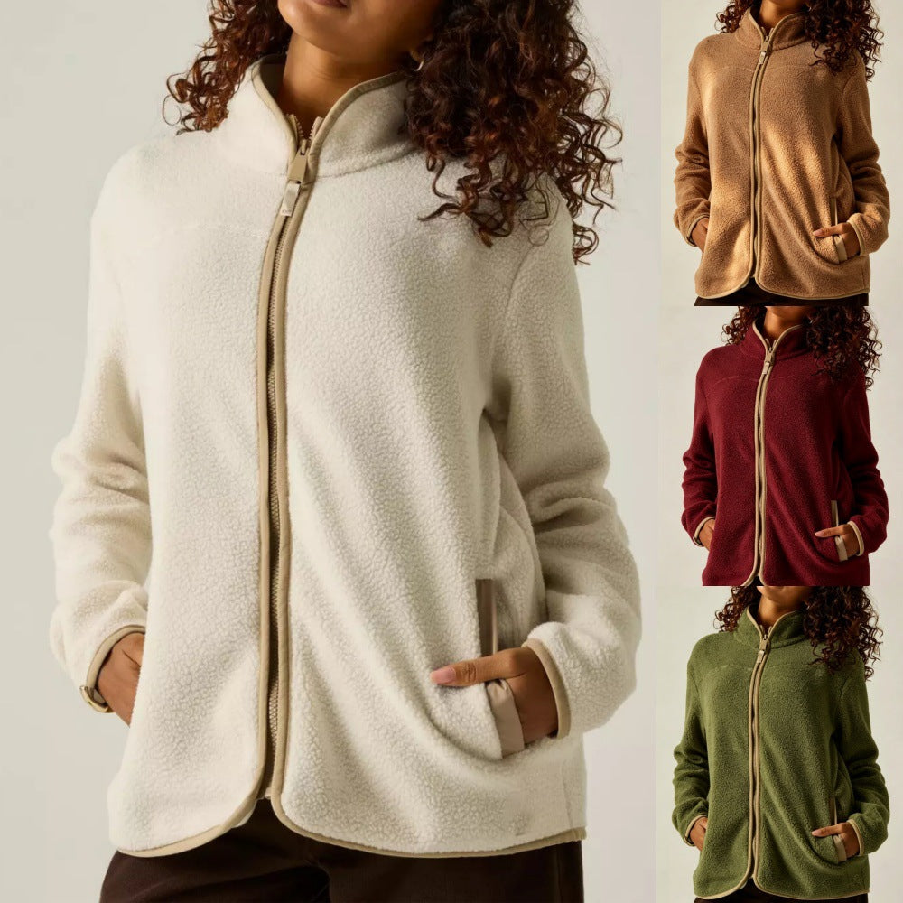Women's Wool Effect Cardigan – Warm and Soft