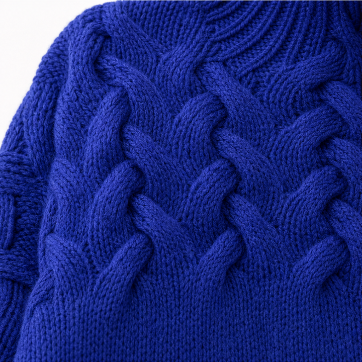 Elina | Elegant and Warm Cable Knit Sweater
