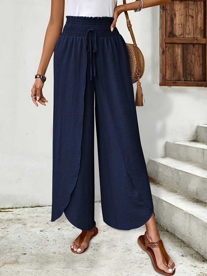 Gia Effortless Fabric Pants, view 3 - Elena Harper