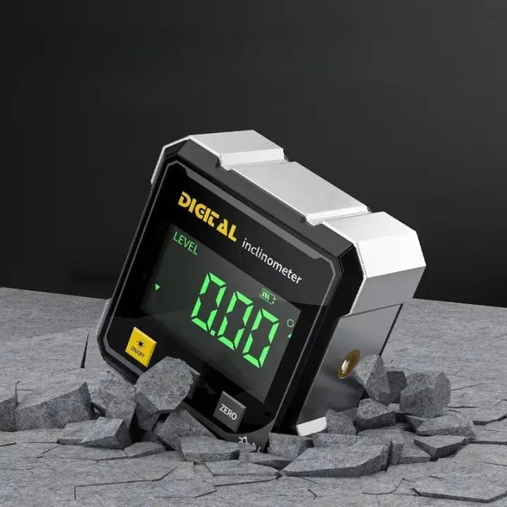Professional Digital Inclinometer With Laser Line And Bright Display For Precise Angle Measurement