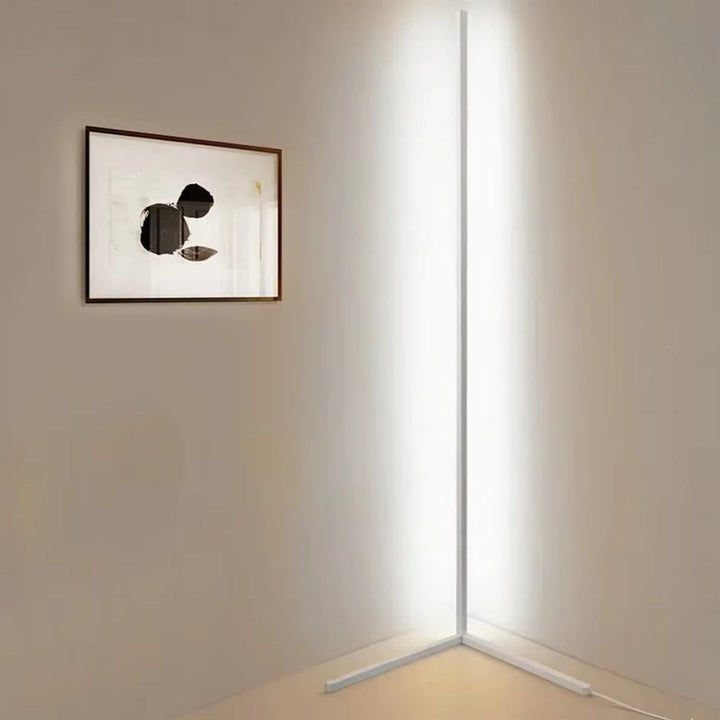 Dimmable LED Corner Floor Lamp With Remote Control