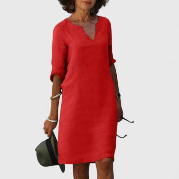Taylor™  |  Comfortable V-neck Dress