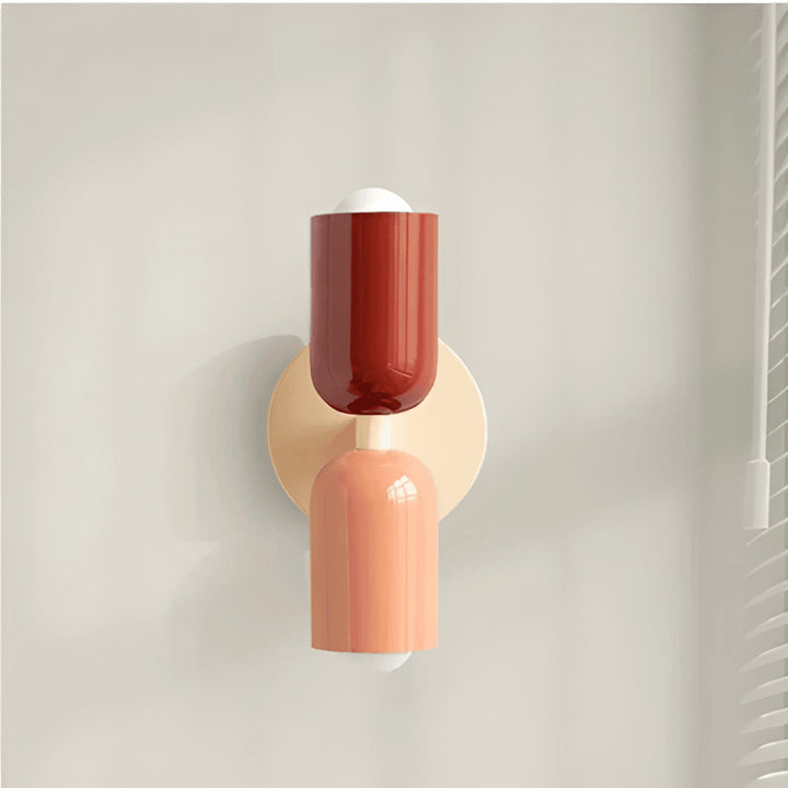 Double-Sided Iron Capsule Wall Light
