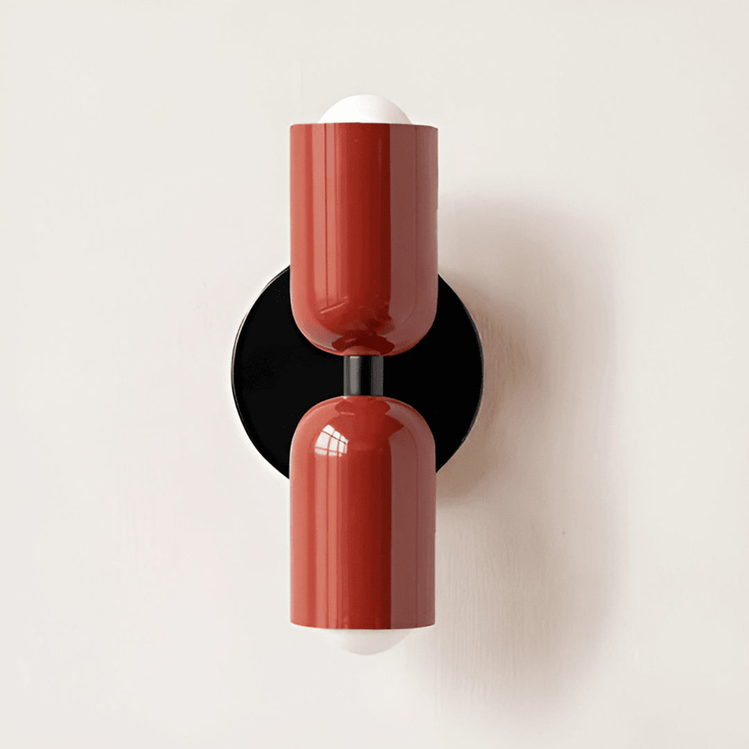 Double-Sided Iron Capsule Wall Light