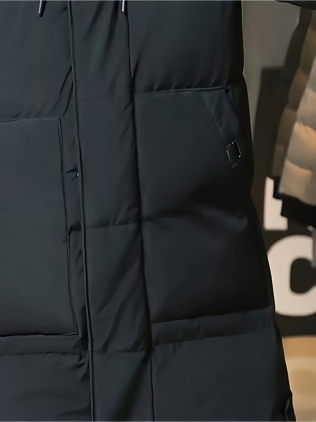 Antoine - Elegant Long Down Jacket with Hood