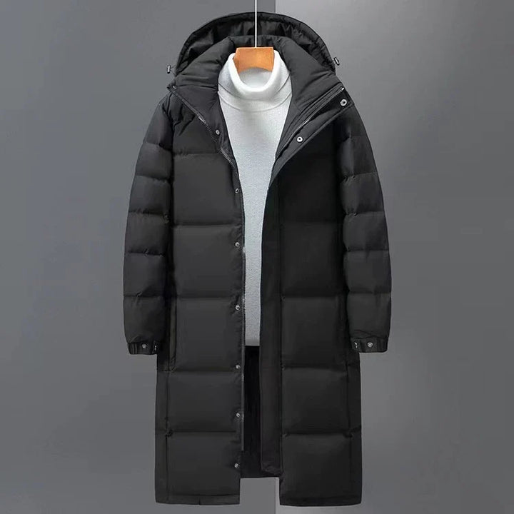 Men's Long Hooded Puffer Jacket