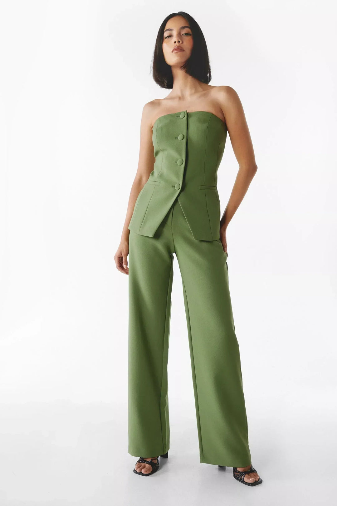 BRIA™ - Strapless Two-Piece Set with Buttons