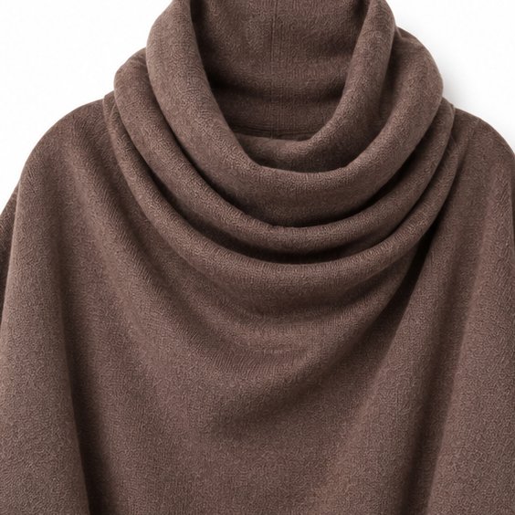 Draperie Cowl-Neck Cape Top And Wide-Leg Trousers Set - Elena Harper