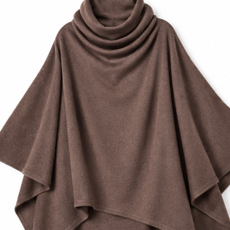 Draperie Cowl-Neck Cape Top And Wide-Leg Trousers Set - Elena Harper