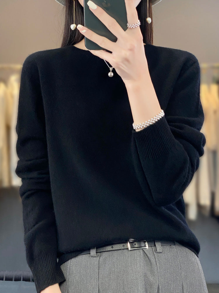 Anette Cozy Cotton Sweater - Elena Harper