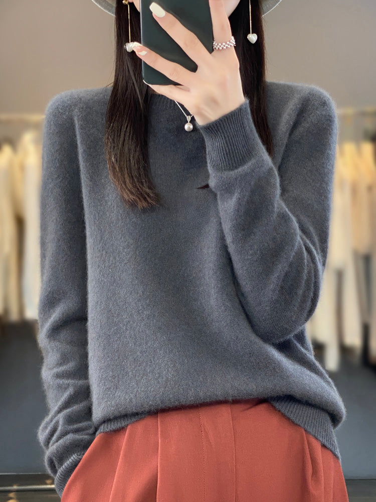 Anette Cozy Cotton Sweater - Elena Harper