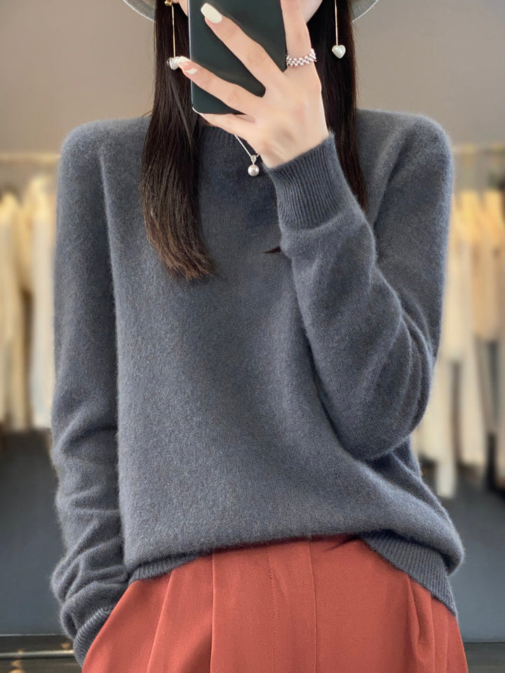 Anette Cozy Cotton Sweater - Elena Harper