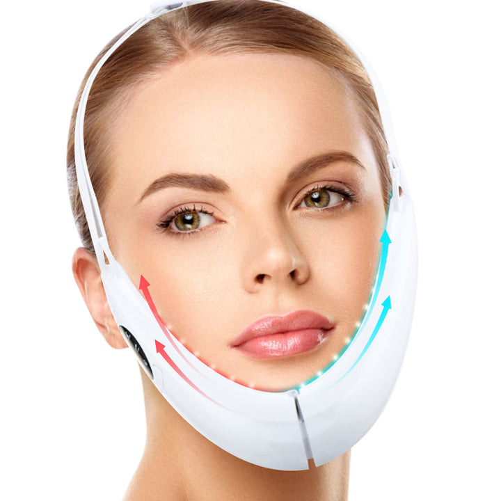 EMS Facial Slimmer with LED Therapy - Face Slimming and Double Chin Removal