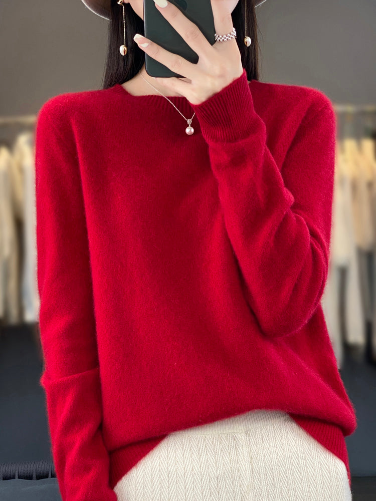 Anette Cozy Cotton Sweater - Elena Harper