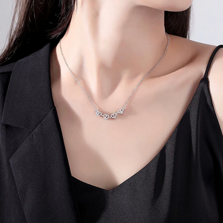 Cloverelle Sparkling Clover Pendant Necklace - Elena Harper