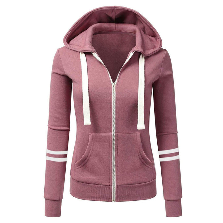 Women's Zip-Up Wool Hoodie Beatrice - Elena Harper